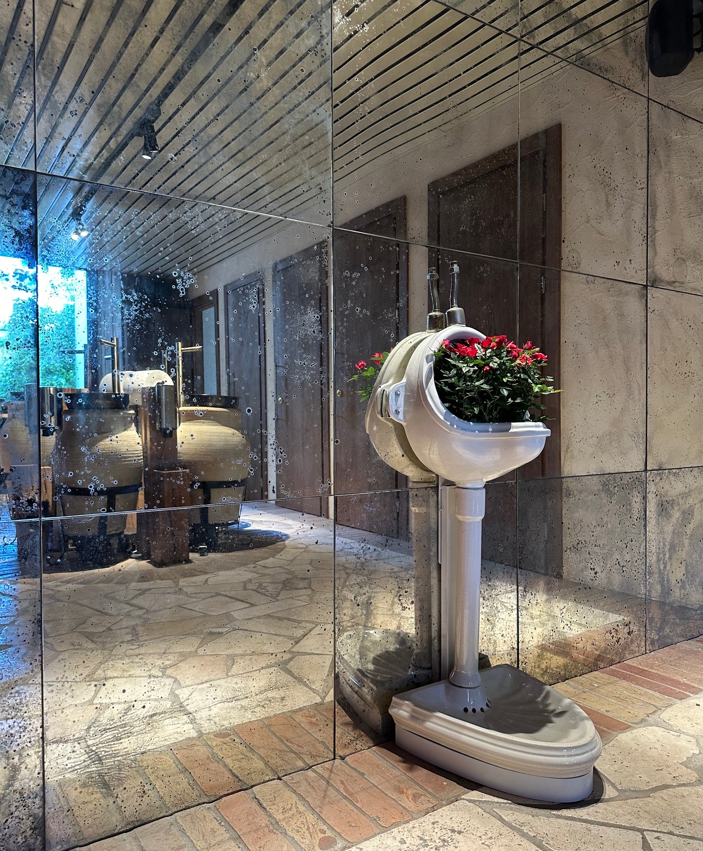 Antique mirror tiles 50x50 см